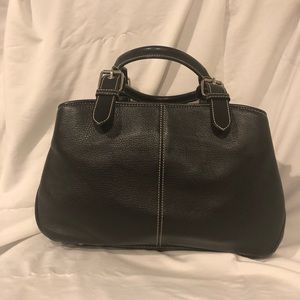 Dooney & Bourke black leather tote.
